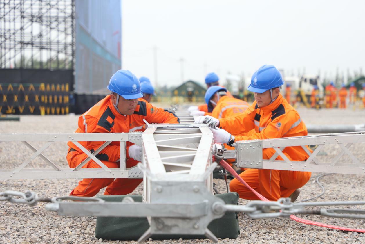 国网山东电力举办2024年防汛防台应急演练(图2)