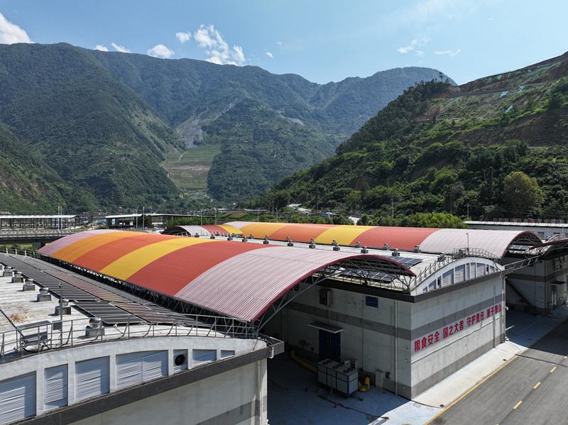 四川雅安石棉：建在粮仓上的“发电机”储粮发电“两不误”！(图2)