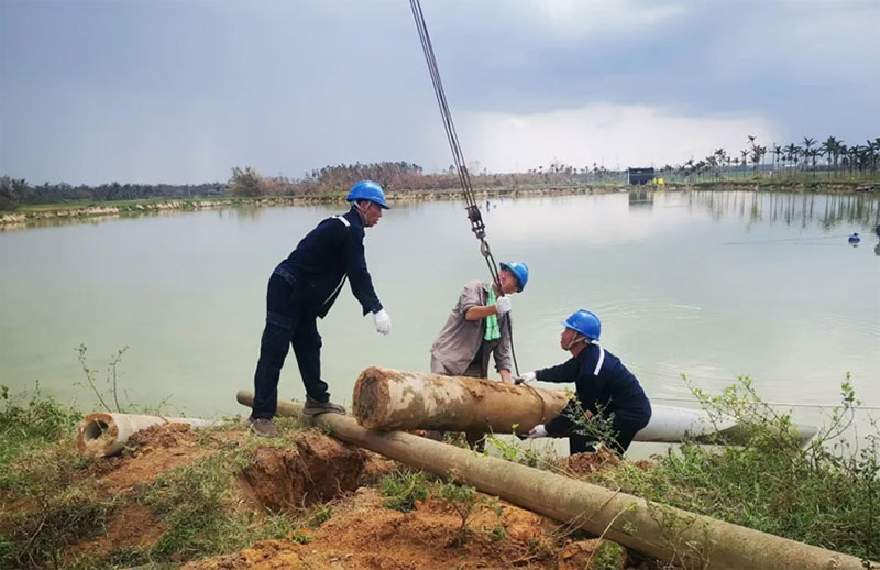 前后方协作高效迅捷驰援海南抢修复电(图3)
