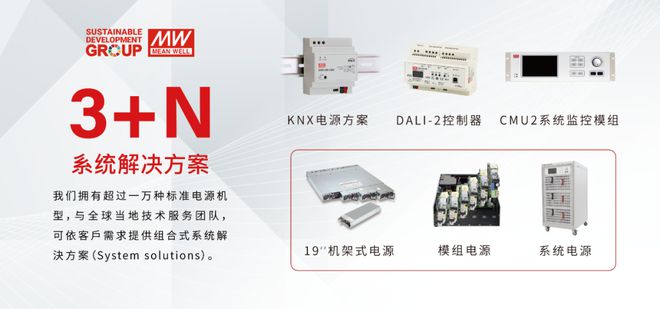 智能技术引领未来：明纬电源3+N系统解决方案的应用与发展(图1)