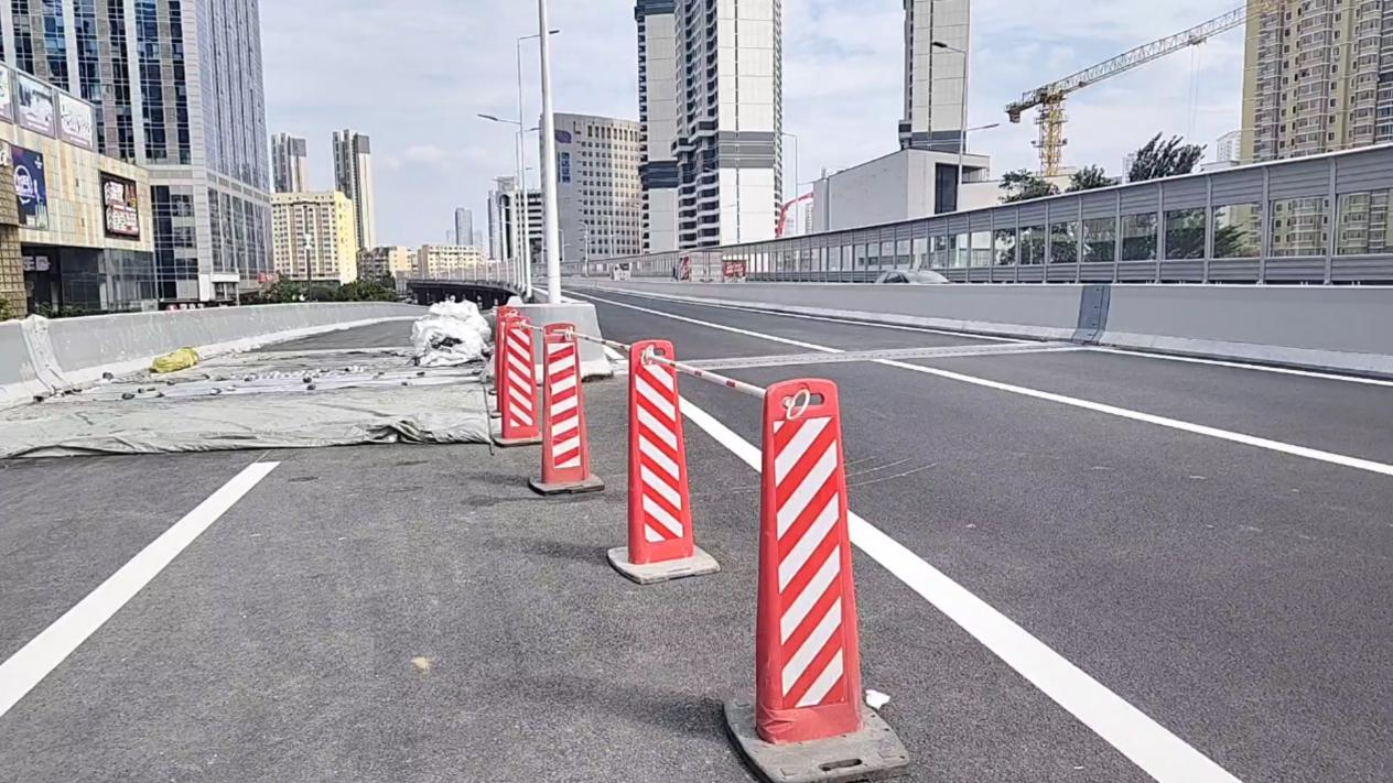沈阳市东西快速干道维修改造项目竣工通车(图1)