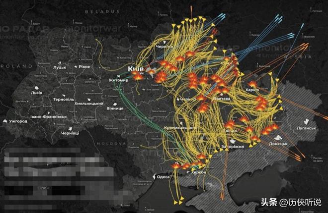 乌克兰全黑了！核打击前最后警告俄军发射13枚“全球禁用”导弹(图2)