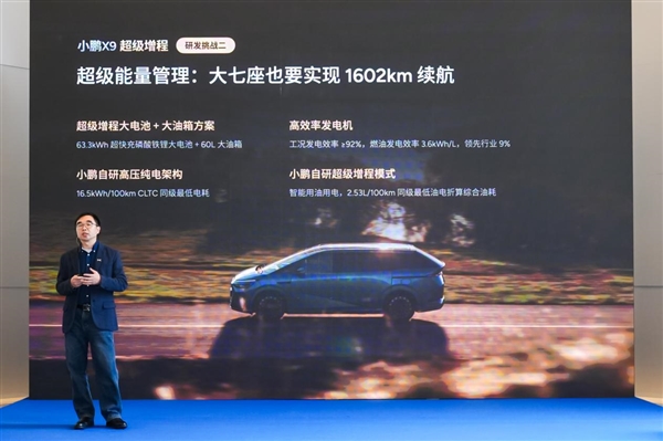 小鹏华为合作再加深！X9超混全球首发搭载下一代增程发电机(图6)